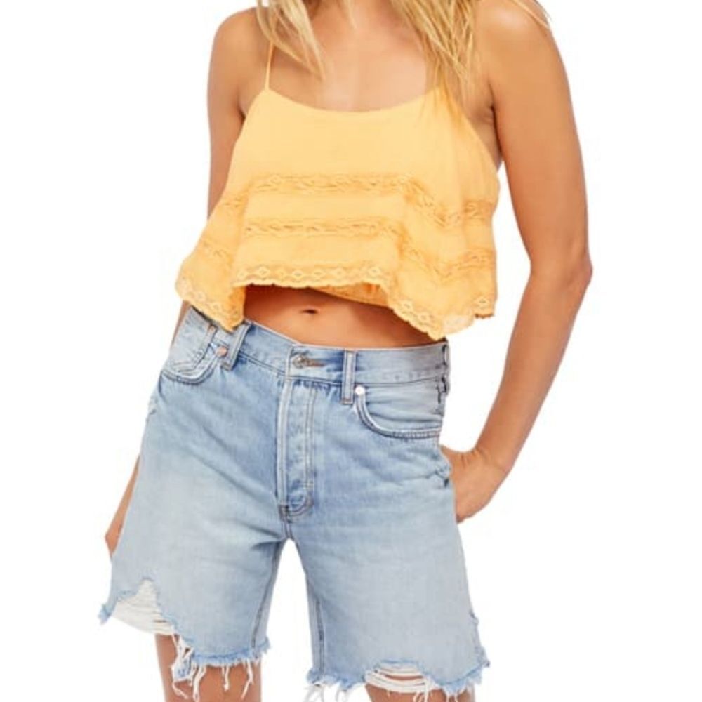 Free people home again crop cami